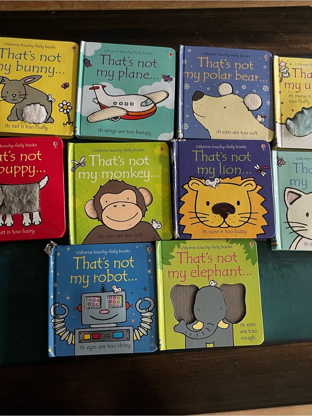 Born "That's Not My" Touchy-Feely Book Set - Multicolor